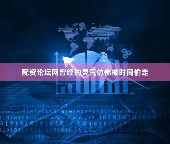 配资论坛网曾经的灵气仿佛被时间偷走